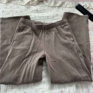 Reebok Brown Sweatpants with Logo